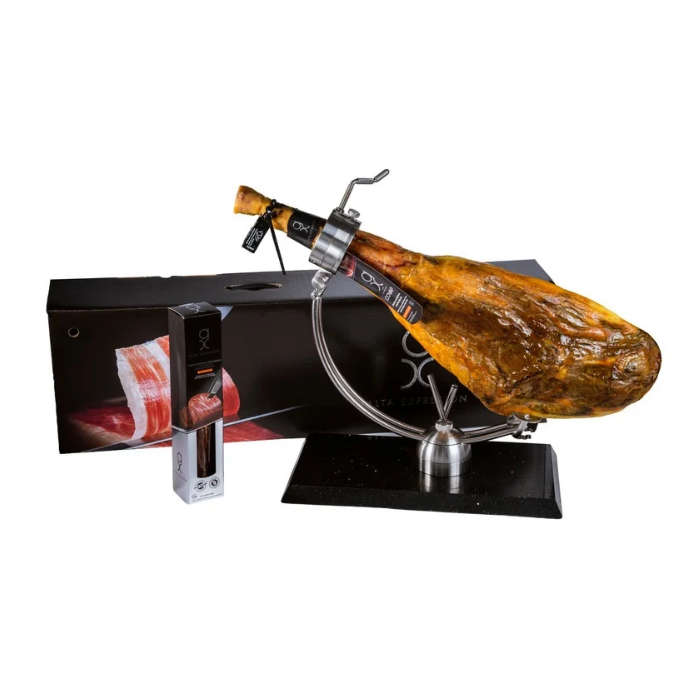 Cesta de Navidad con Jamón y Lomo de Bellota 100% Ibérico