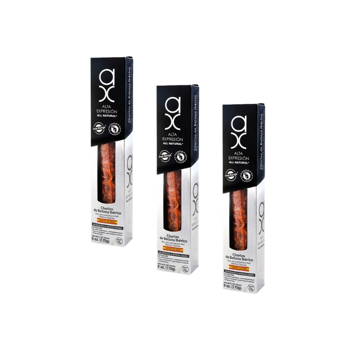 All Natural Chorizo Acorn-Fed Ibérico (6oz_pack 3uds