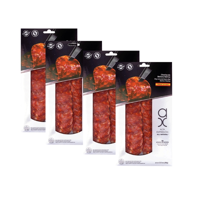 Sliced Chorizo Acorn-Fed Ibérico (2oz)_pack 4uds