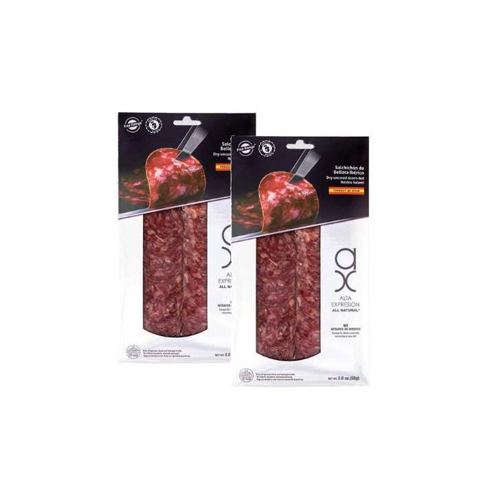 Sliced Salchichón Acorn-Fed Ibérico_pack 2uds