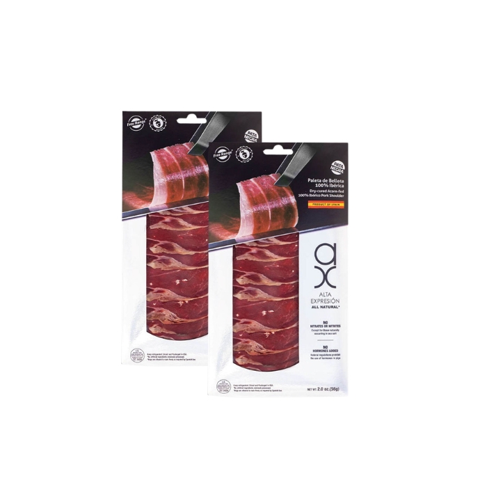Sliced Shoulder Acorn-Fed 100% Ibérico (2oz)_pack 2uds