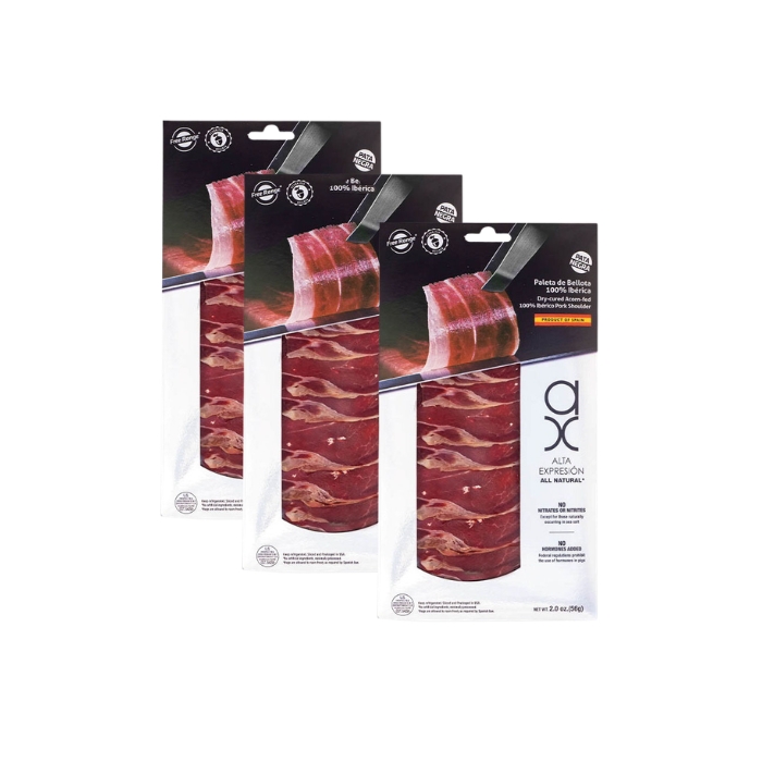 Sliced Shoulder Acorn-Fed 100% Ibérico (2oz)_pack 3uds