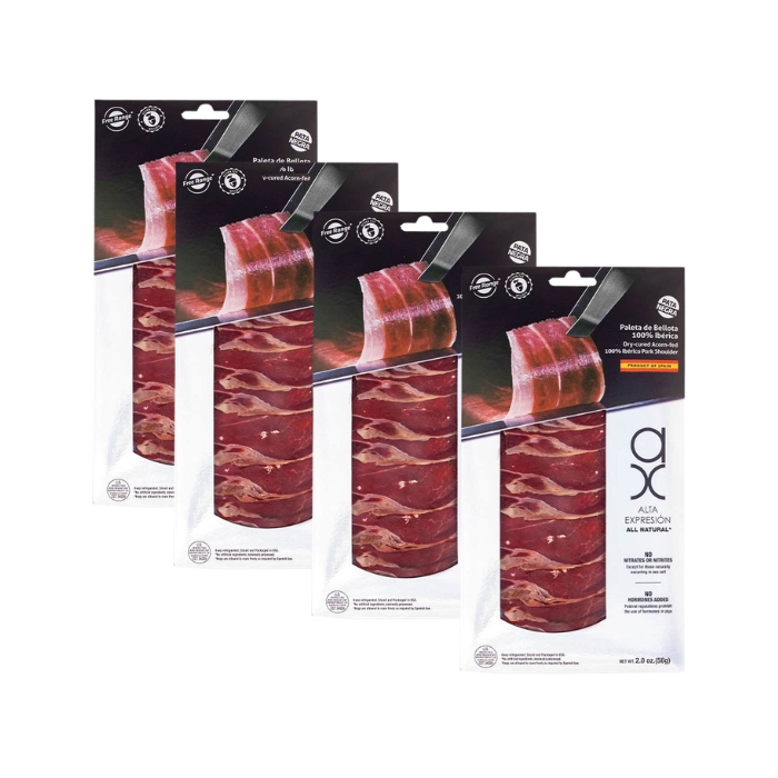 Sliced Shoulder Acorn-Fed 100% Ibérico (2oz)_pack 4uds