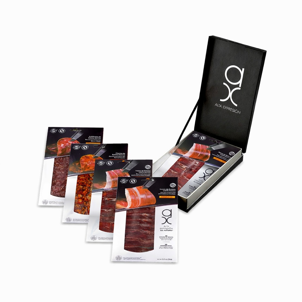 Happy Pack: Acorn-fed 100% Ibérico ham, chorizo & Salchichón