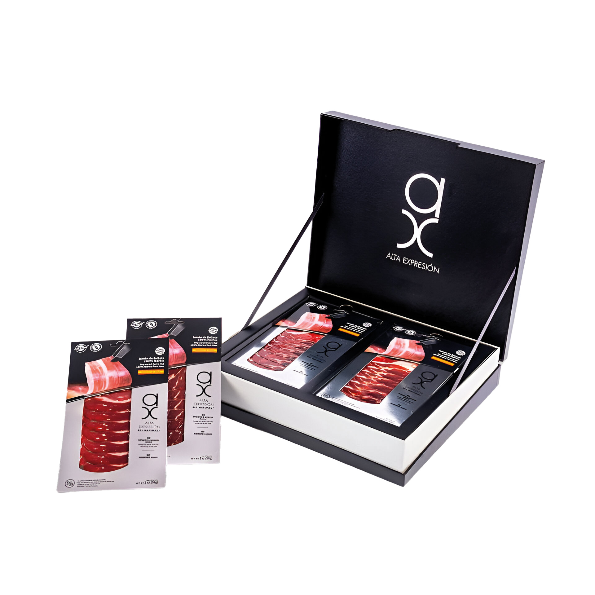 Jamón Luxury Pack: Sliced Ham Acorn-Fed 100% Ibérico (18 units)