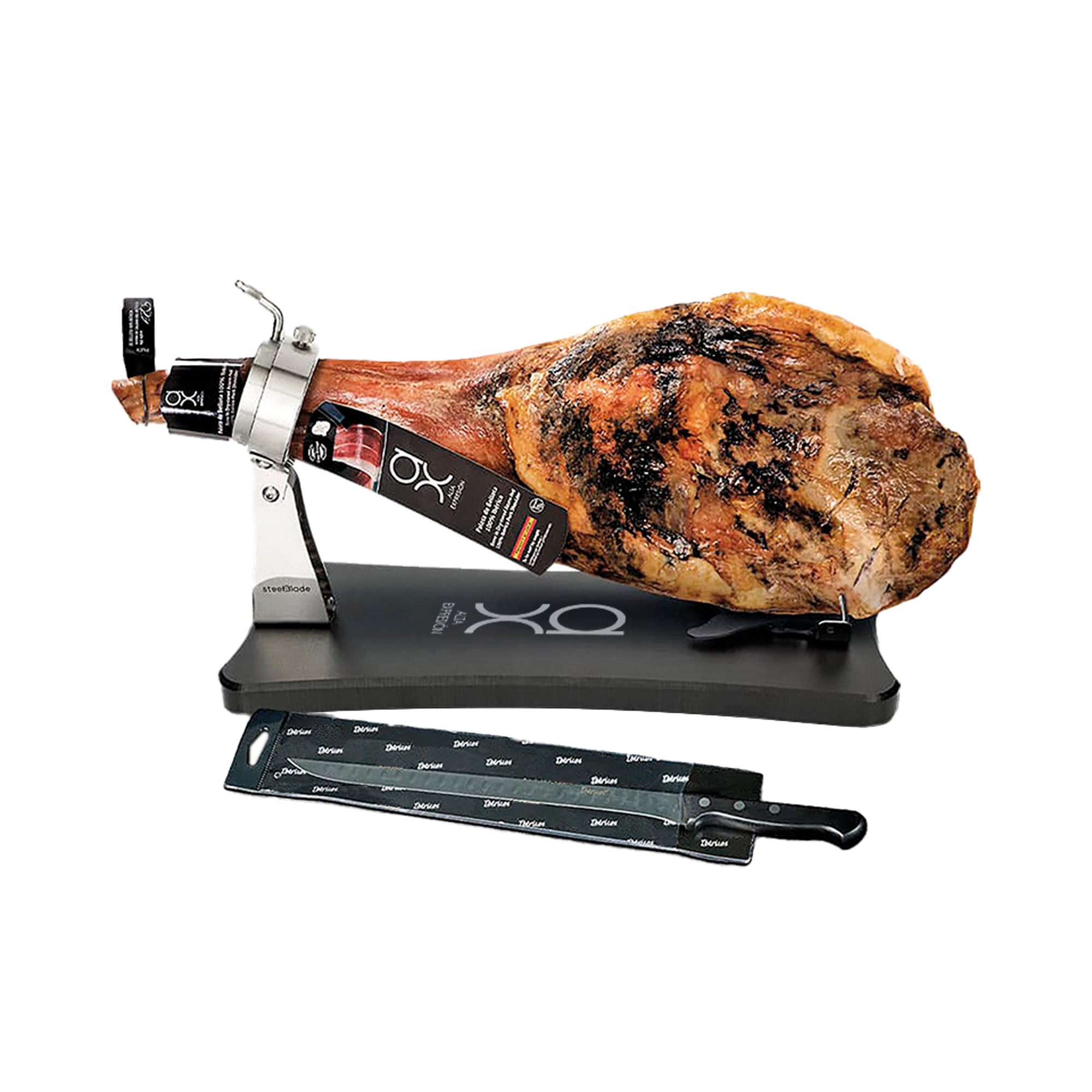Premium Gift Box - Acorn-Fed 100% Ibérico Pork Shoulder + Ham Holder Pack