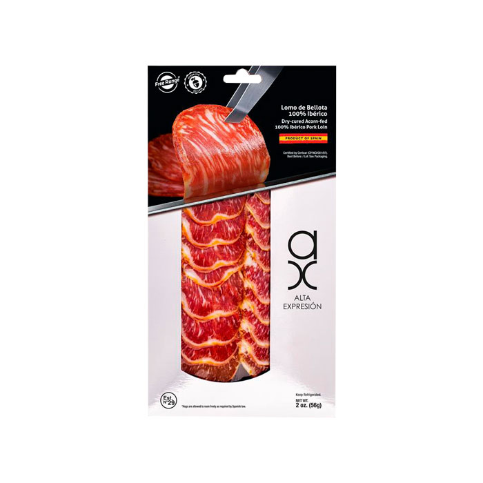 Sliced Acorn-Fed Ibérico Pork Loin (2oz)