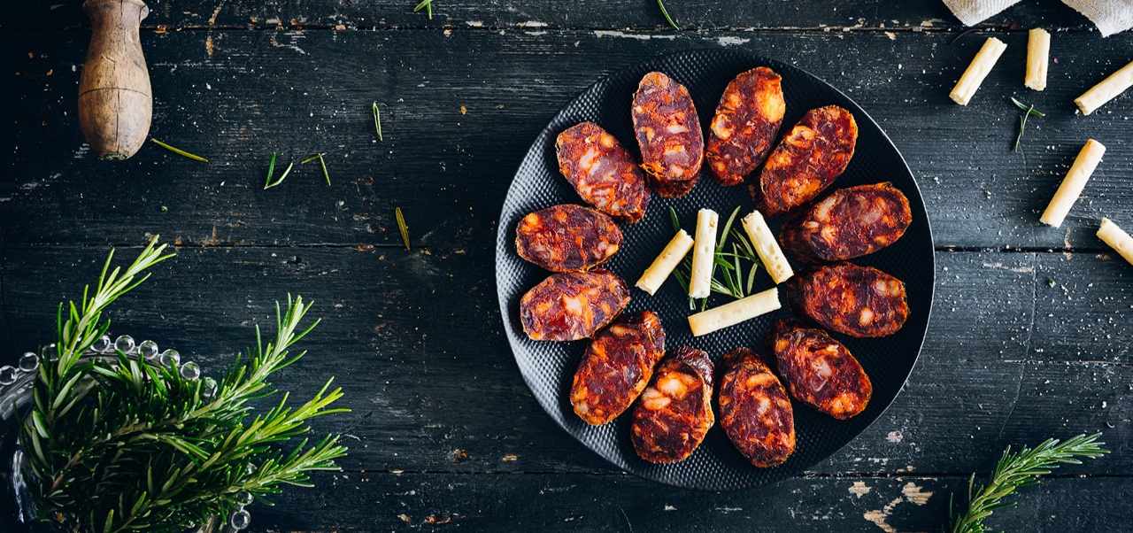 Embutidos ibéricos loncheados